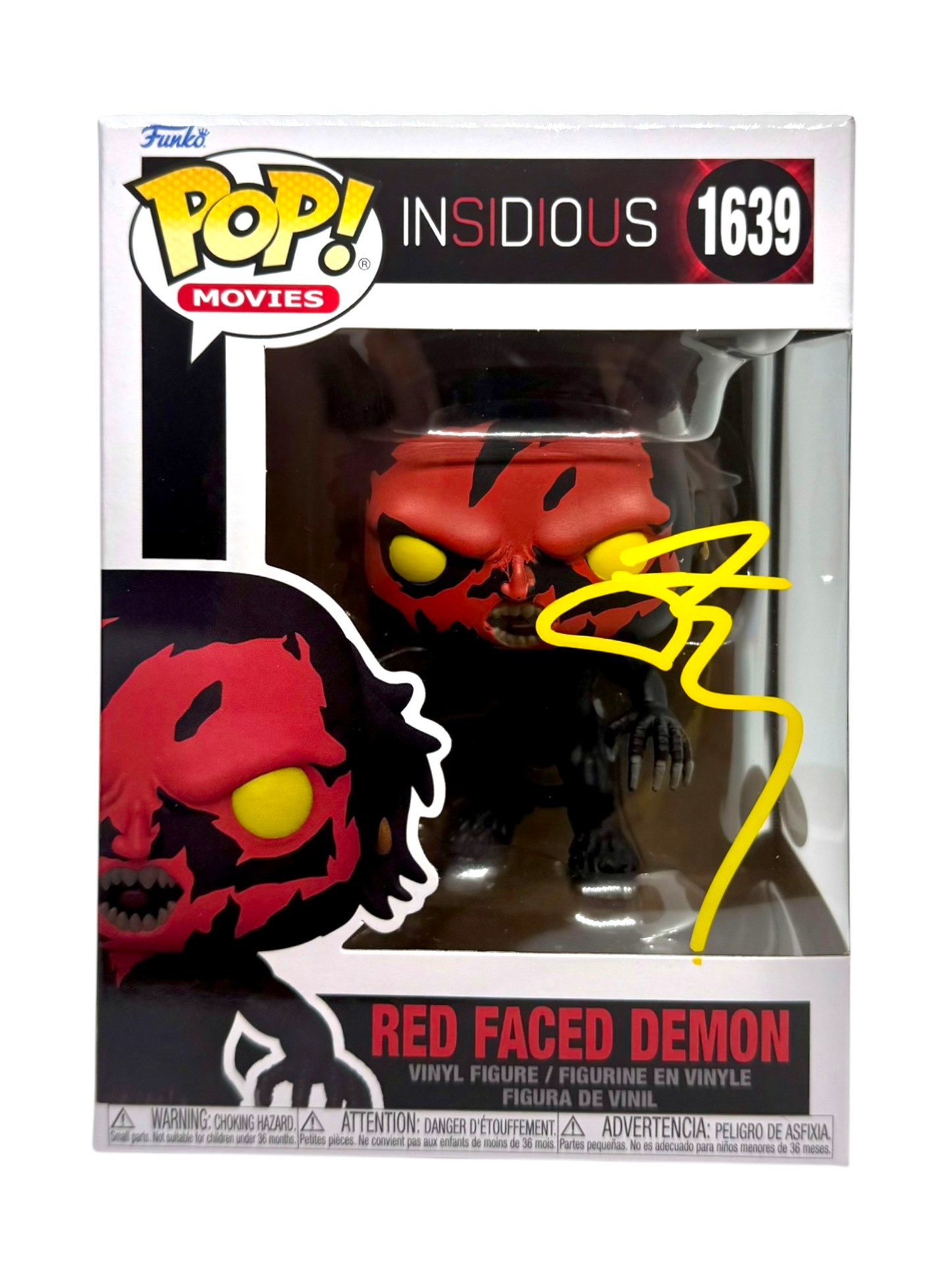Joseph Bishara Signed Funko Pop Insidious Red Faced Demon JSA COA