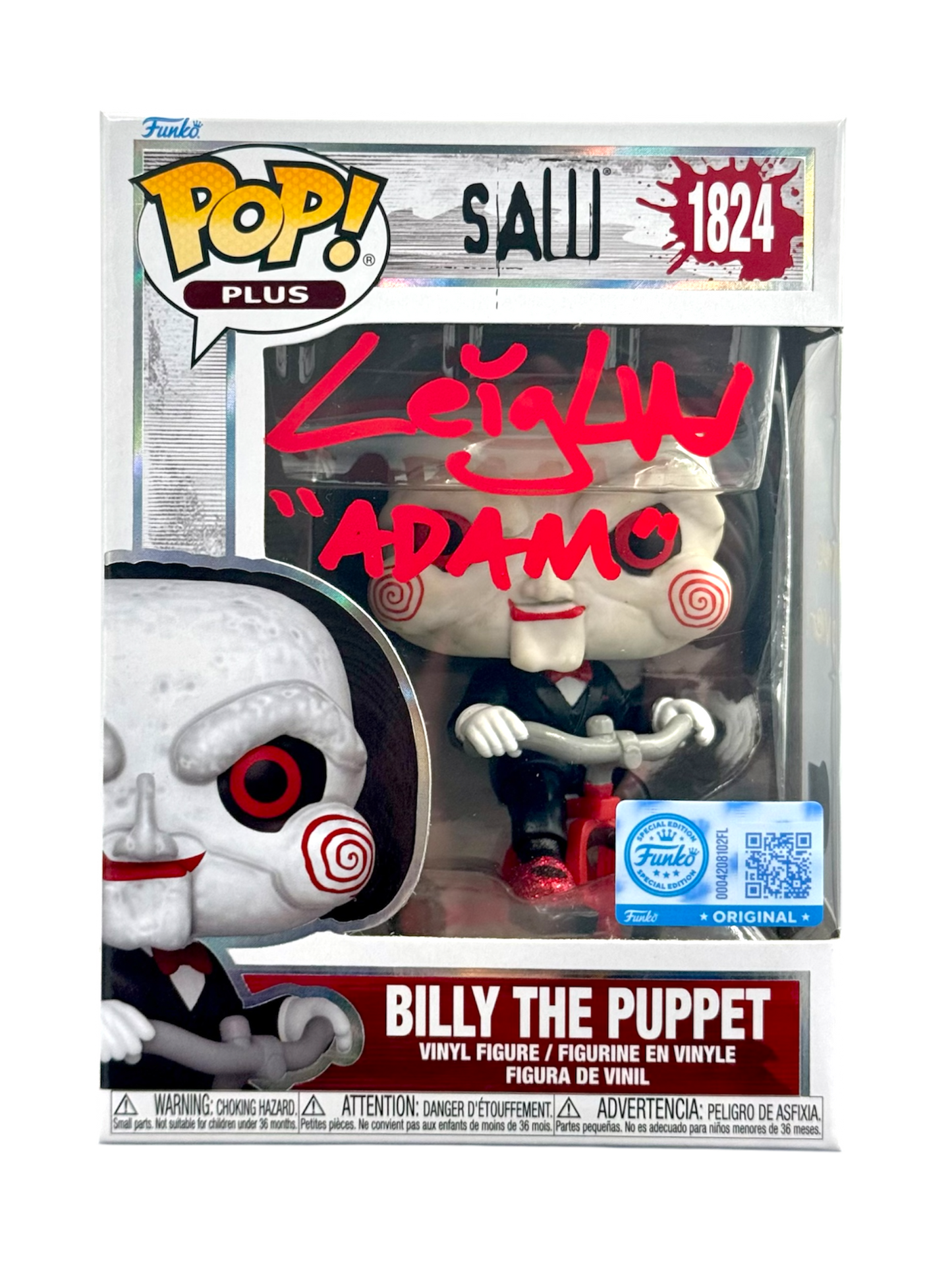 Leigh Whannel Signed Funko Pop Saw Co-Creator Beckett COA