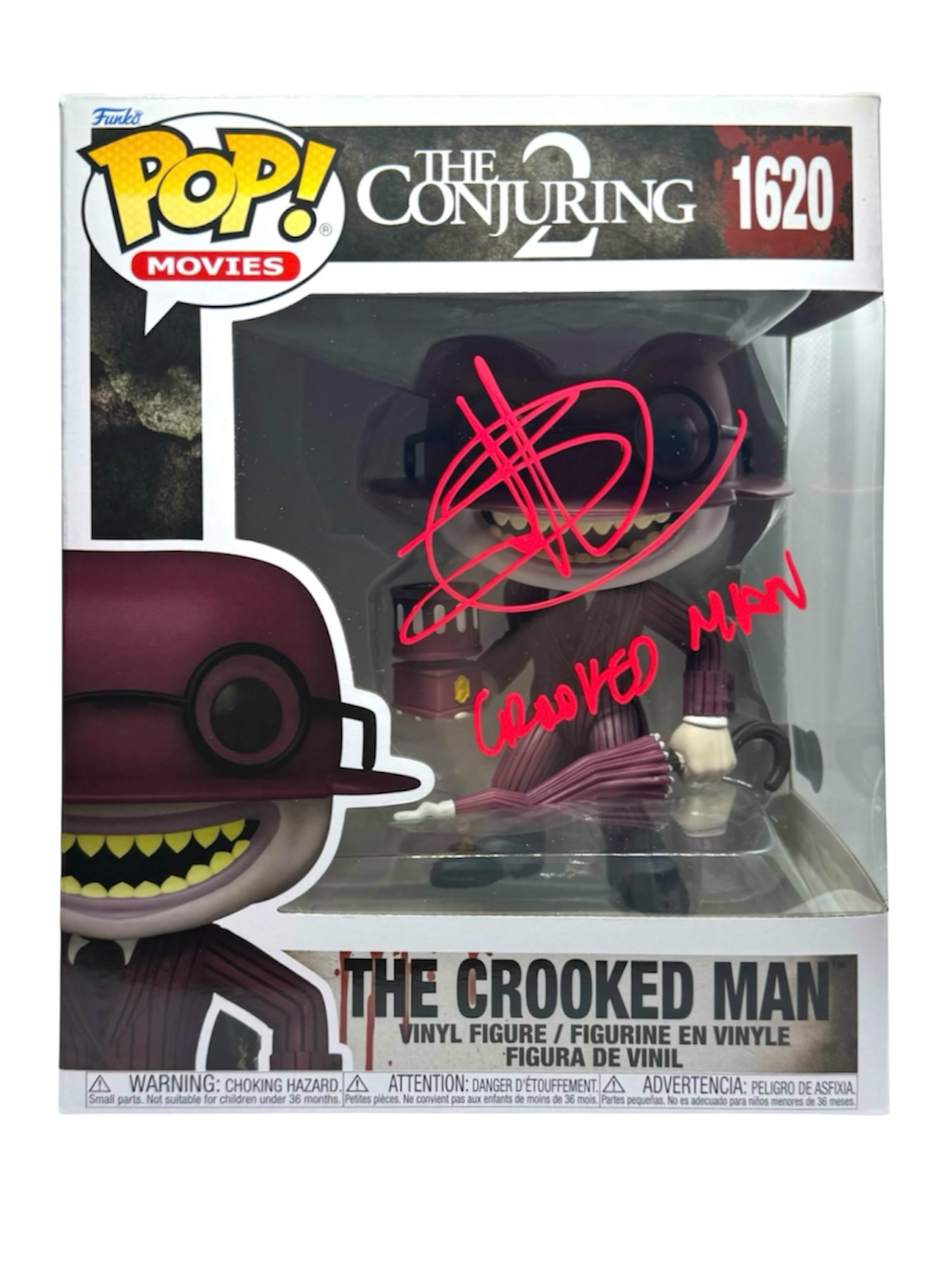 Javier Botet Signed Funko Pop The Conjuring 2 The Crooked Man Beckett COA