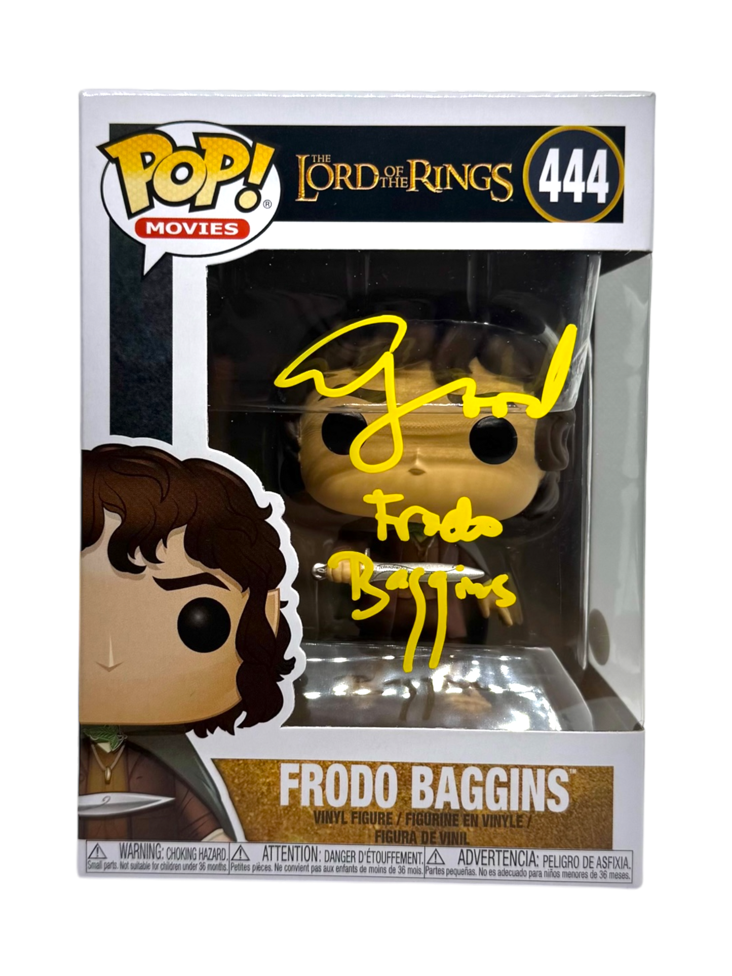 Elijah Wood Signed Funko Pop The Lord of the Rings Frodo JSA COA