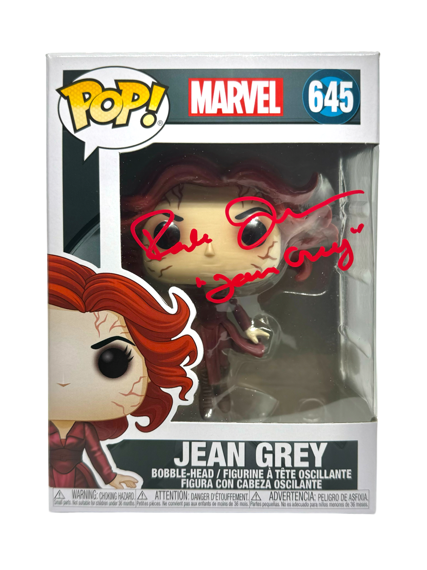 Famke Janssen Signed Funko Pop X-Men Jean Grey JSA COA