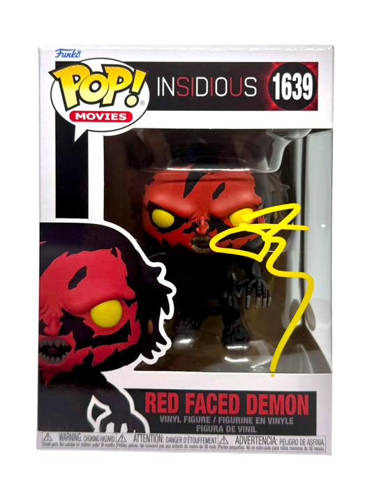 Joseph Bishara Signed Funko Pop Insidious Red Faced Demon JSA COA