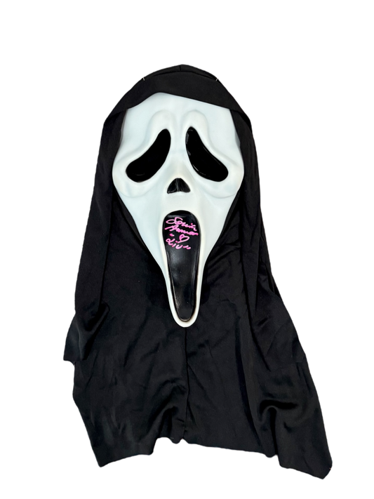 Sonia Ammar Signed Mask Scream Ghostface JSA COA