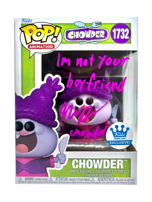 Nicky Jones Signed Funko Pop Chowder Cartoon Network JSA COA