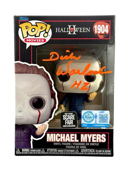 Dick Warlock Signed Funko Pop Halloween 2 Michael Myers JSA COA