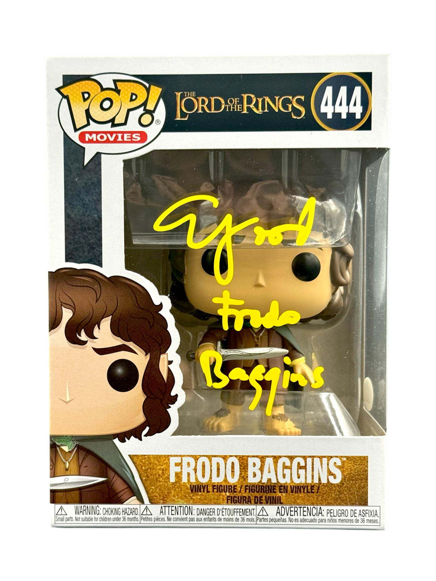 Elijah Wood Signed Funko Pop The Lord of the Rings Frodo JSA COA