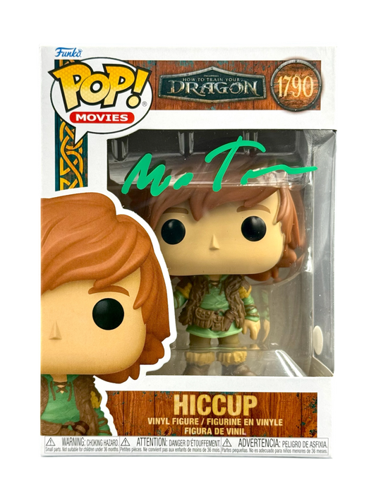 Mason Thames Signed Funko Pop How To Train Your Dragon Hiccup JSA COA