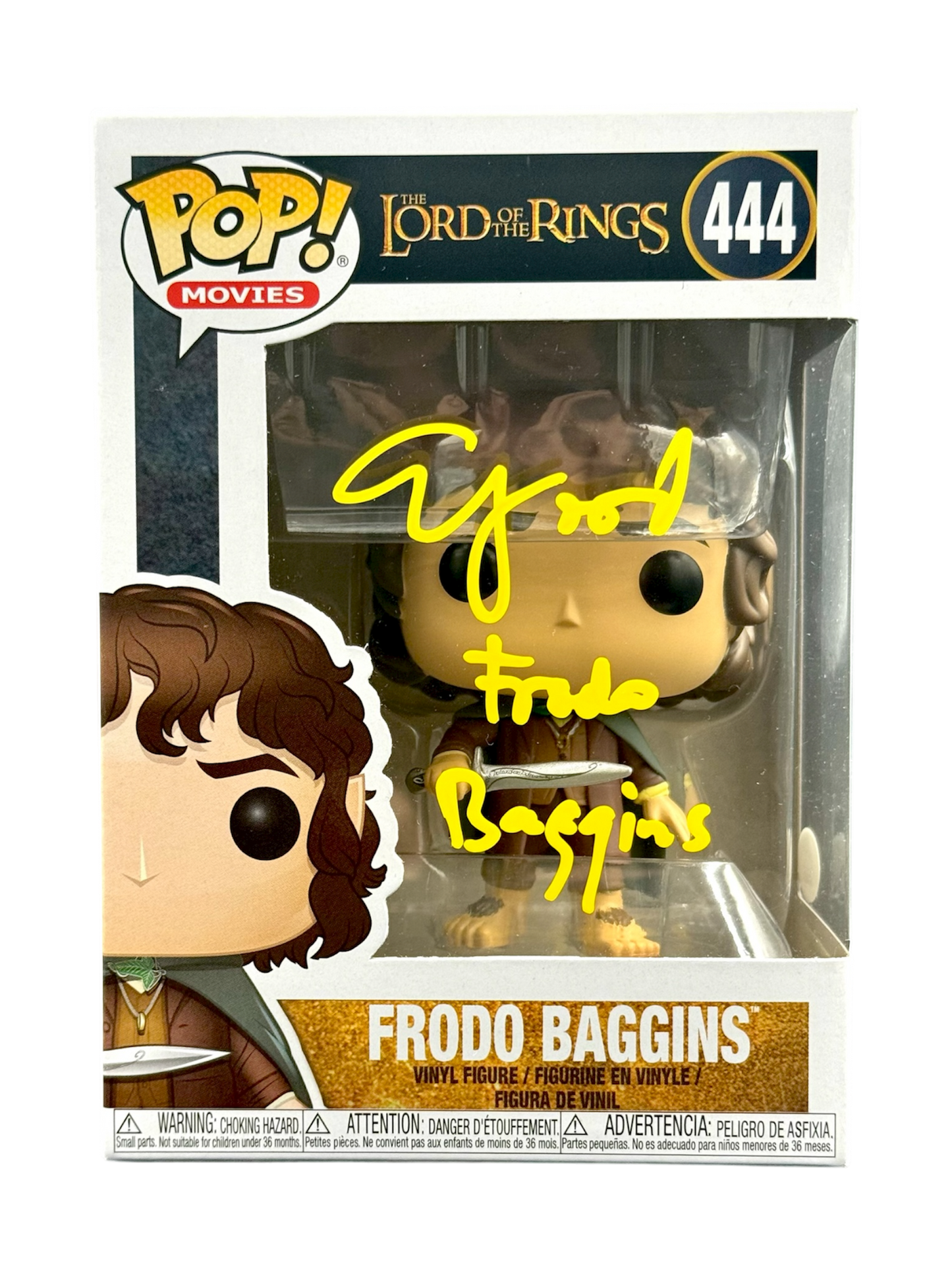 Elijah Wood Signed Funko Pop The Lord of the Rings Frodo JSA COA