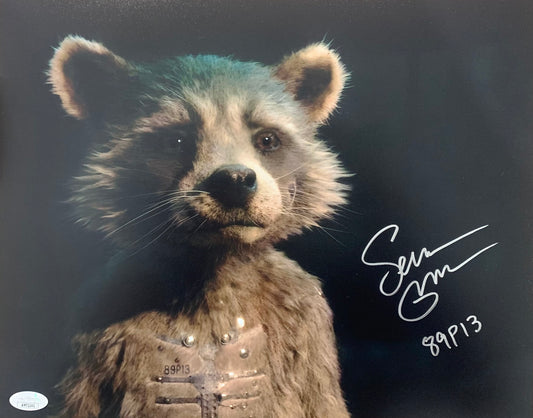 Sean Gunn Signed 11x14 Photo GOTG.3 Rocket JSA COA