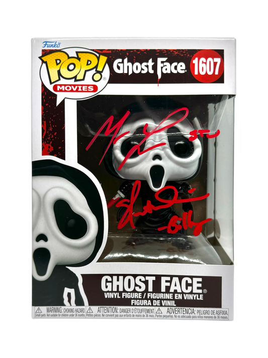 Matthew Lillard & Skeet Ulrich Signed Funko Pop Scream Ghostface JSA COA