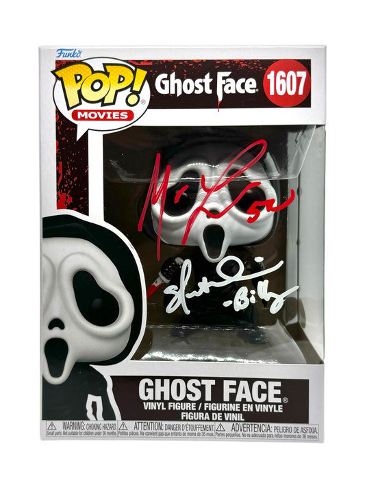 Matthew Lillard & Skeet Ulrich Signed Funko Pop Scream Ghostface JSA COA