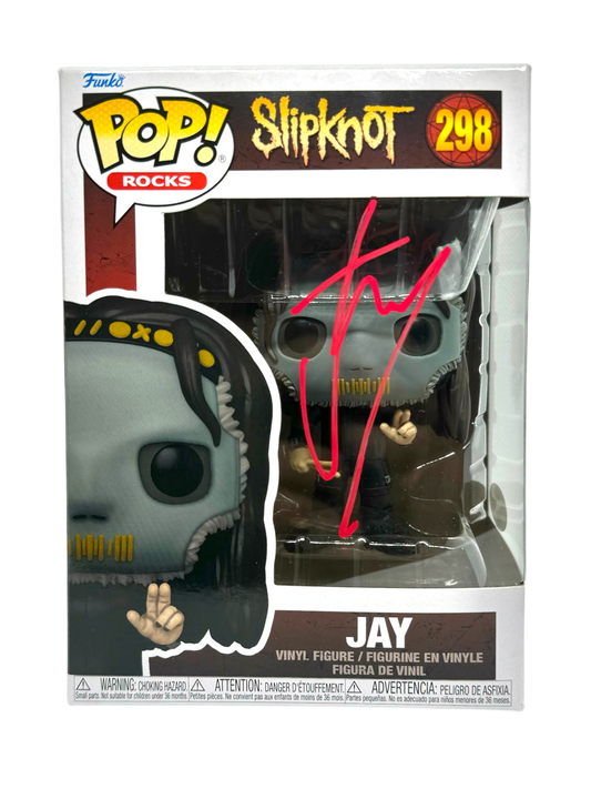 Jay Weinberg Signed Funko Pop Slipknot Drummer JSA COA