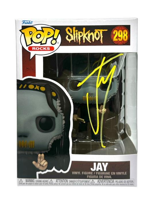 Jay Weinberg Signed Funko Pop Slipknot Drummer JSA COA