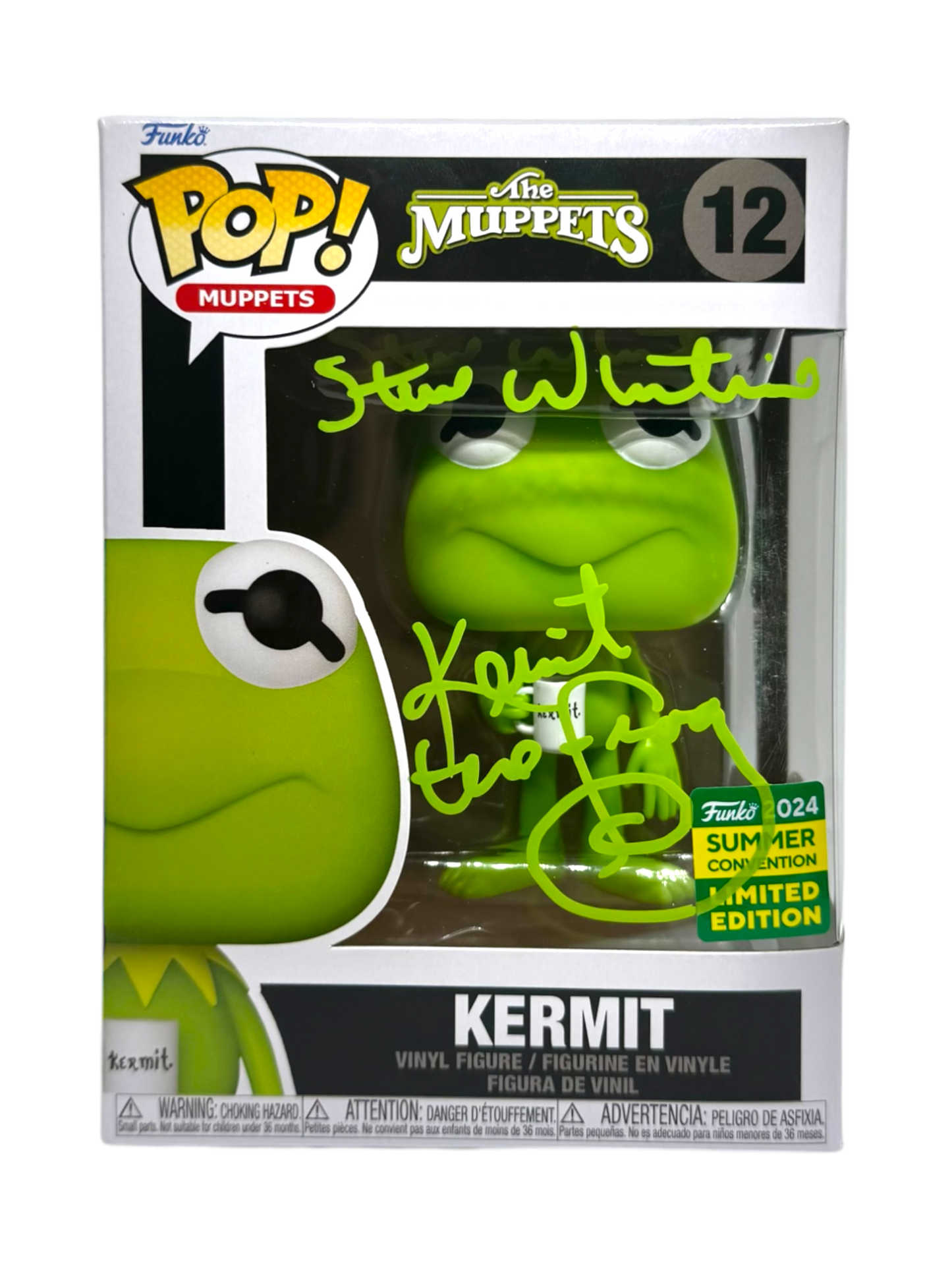 Steve Whitmire Signed Funko Pop The Muppets Kermit JSA COA