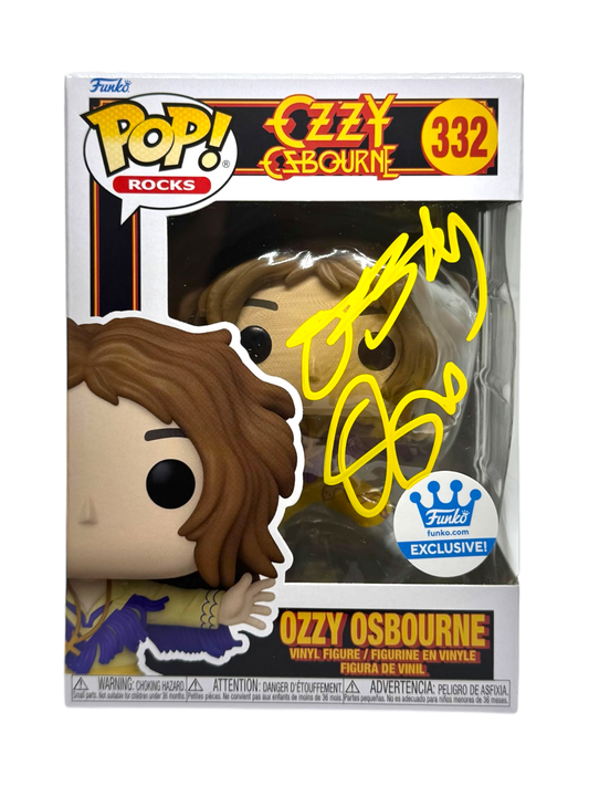 Ozzy Osbourne Signed Funko Pop Rock & Roll JSA COA