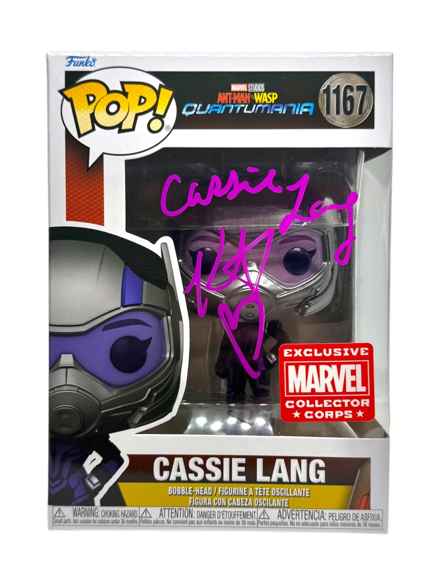 Kathryn Newton Signed Funko Pop Ant-Man & The Wasp: Quantumania Cassie Lang JSA COA