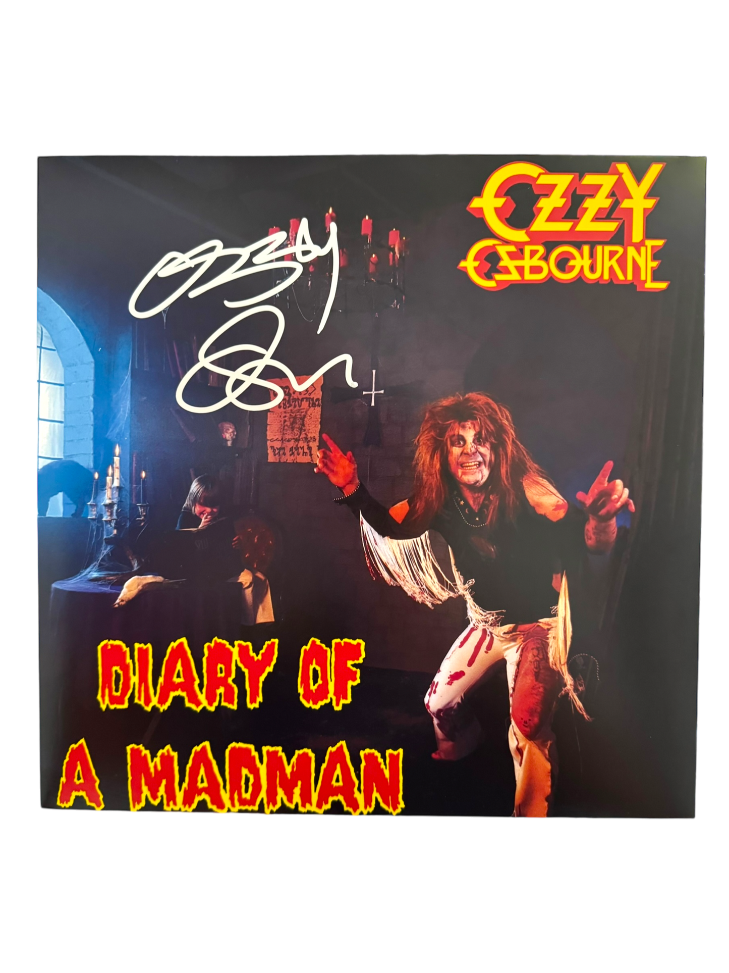 Ozzy Osbourne Signed Album Diary of a Madman Rock & Roll JSA COA