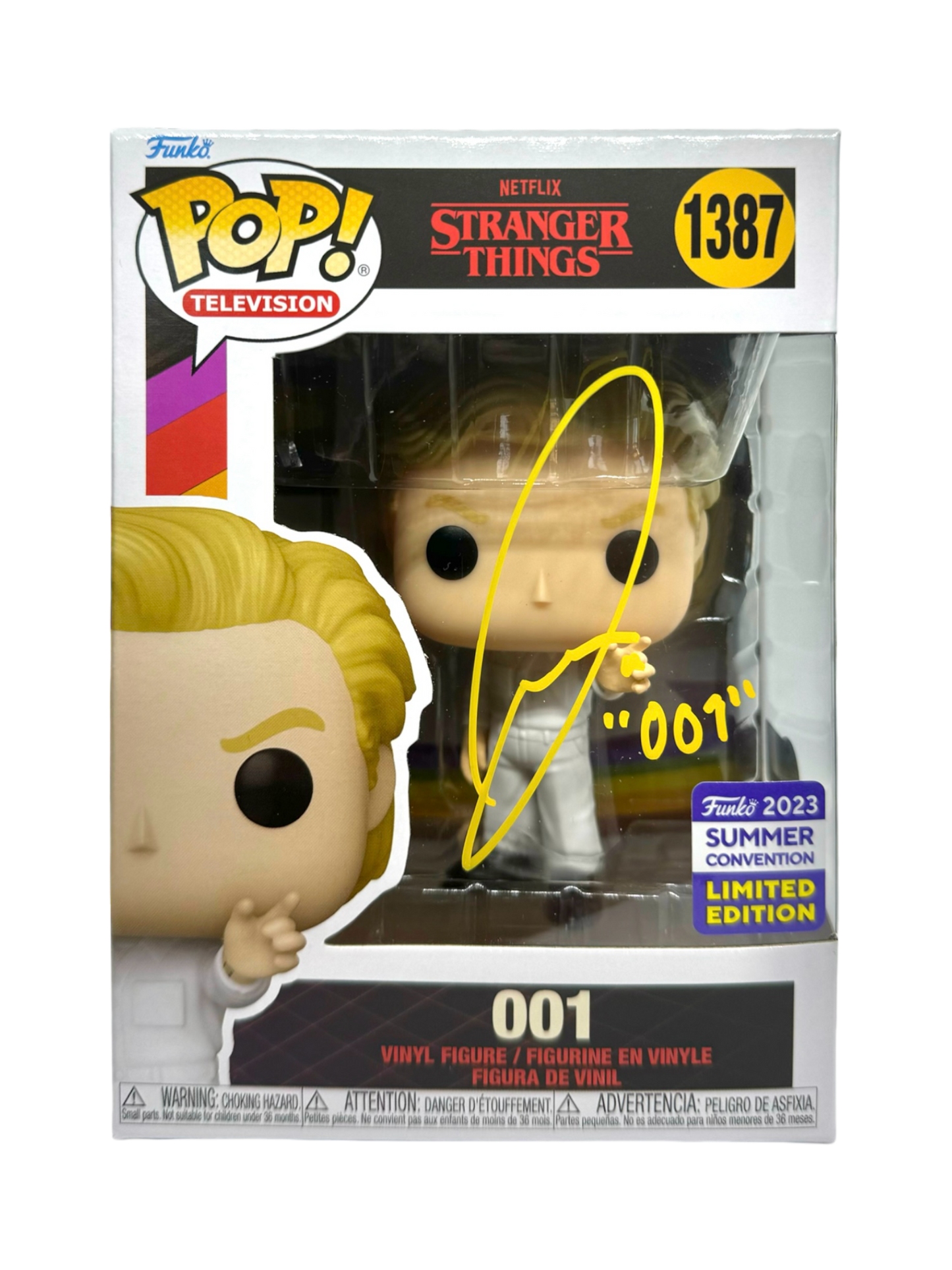 Jamie Campbell Bower Signed Funko Pop Stranger Things 001 Beckett COA