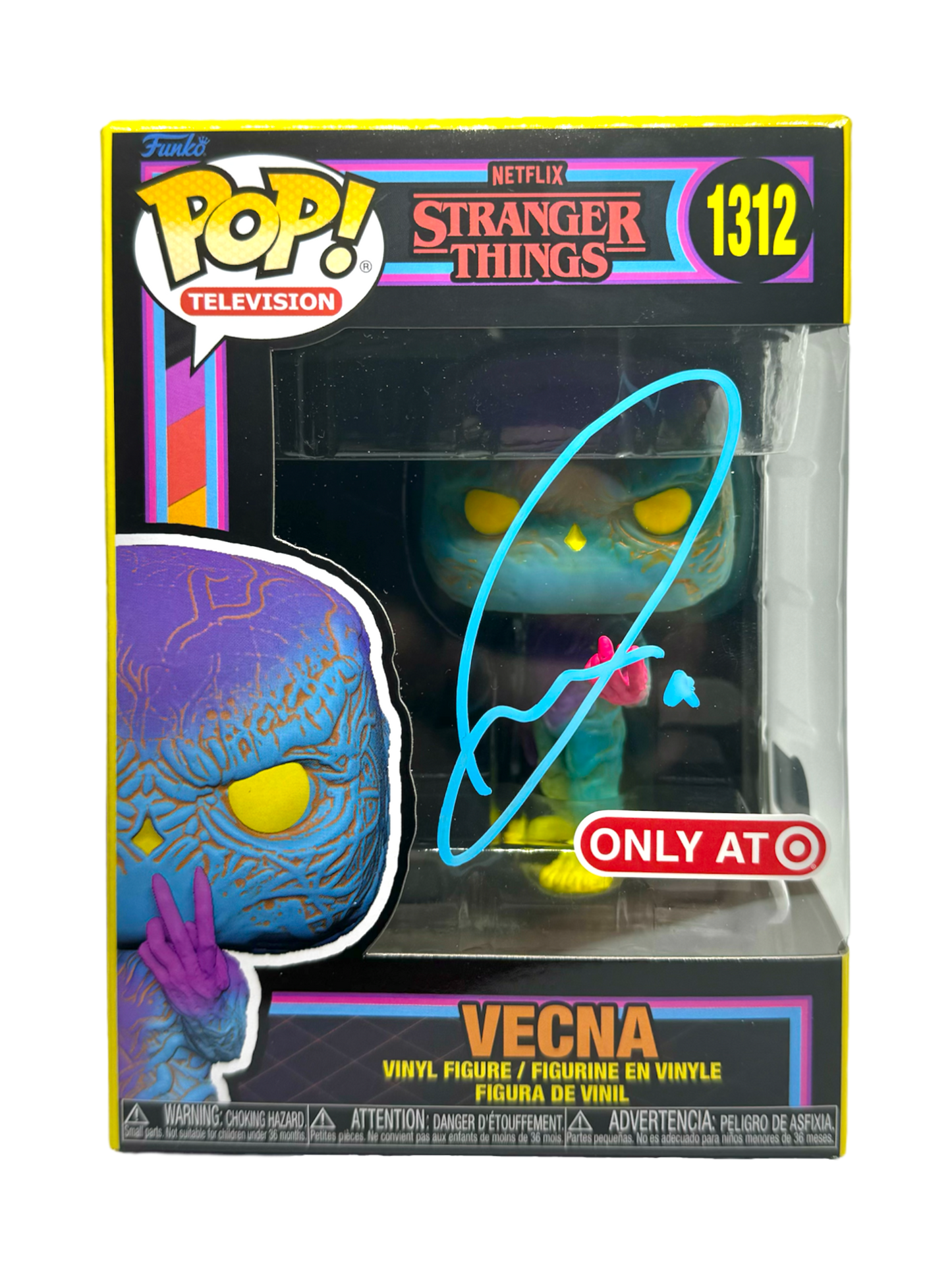 Jamie Campbell Bower Signed Funko Pop Stranger Things Vecna Beckett COA