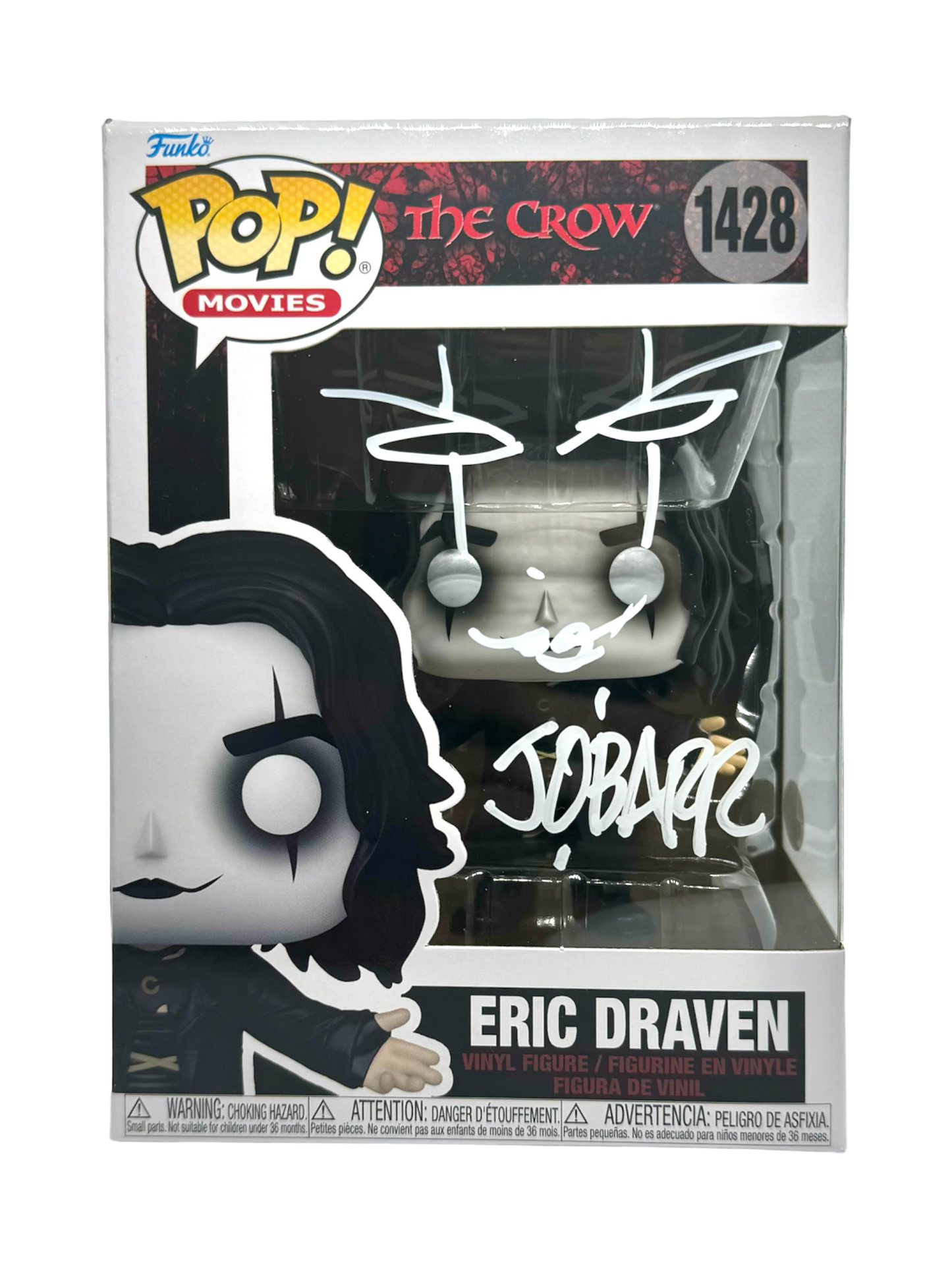 James O'Barr Signed Funko Pop The Crow Eric Draven JSA COA