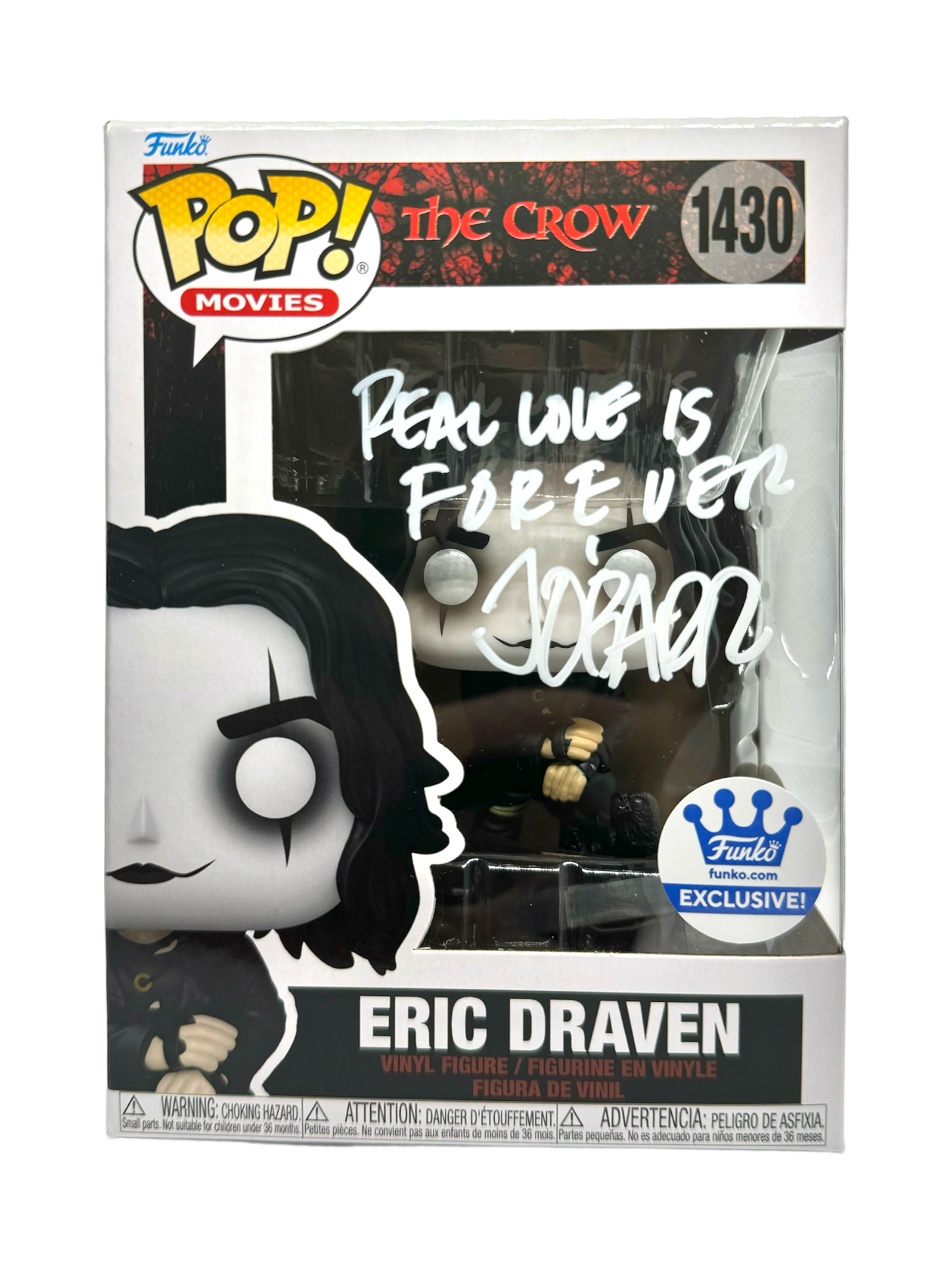 James O'Barr Signed Funko Pop The Crow Eric Draven JSA COA