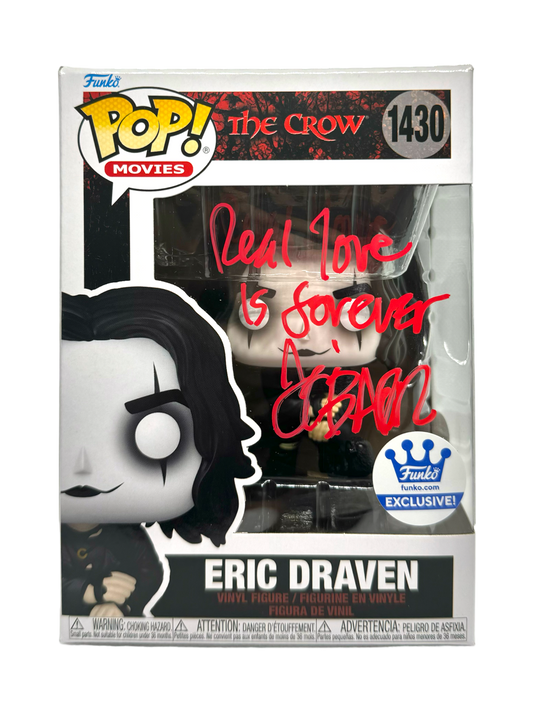 James O'Barr Signed Funko Pop The Crow Eric Draven JSA COA