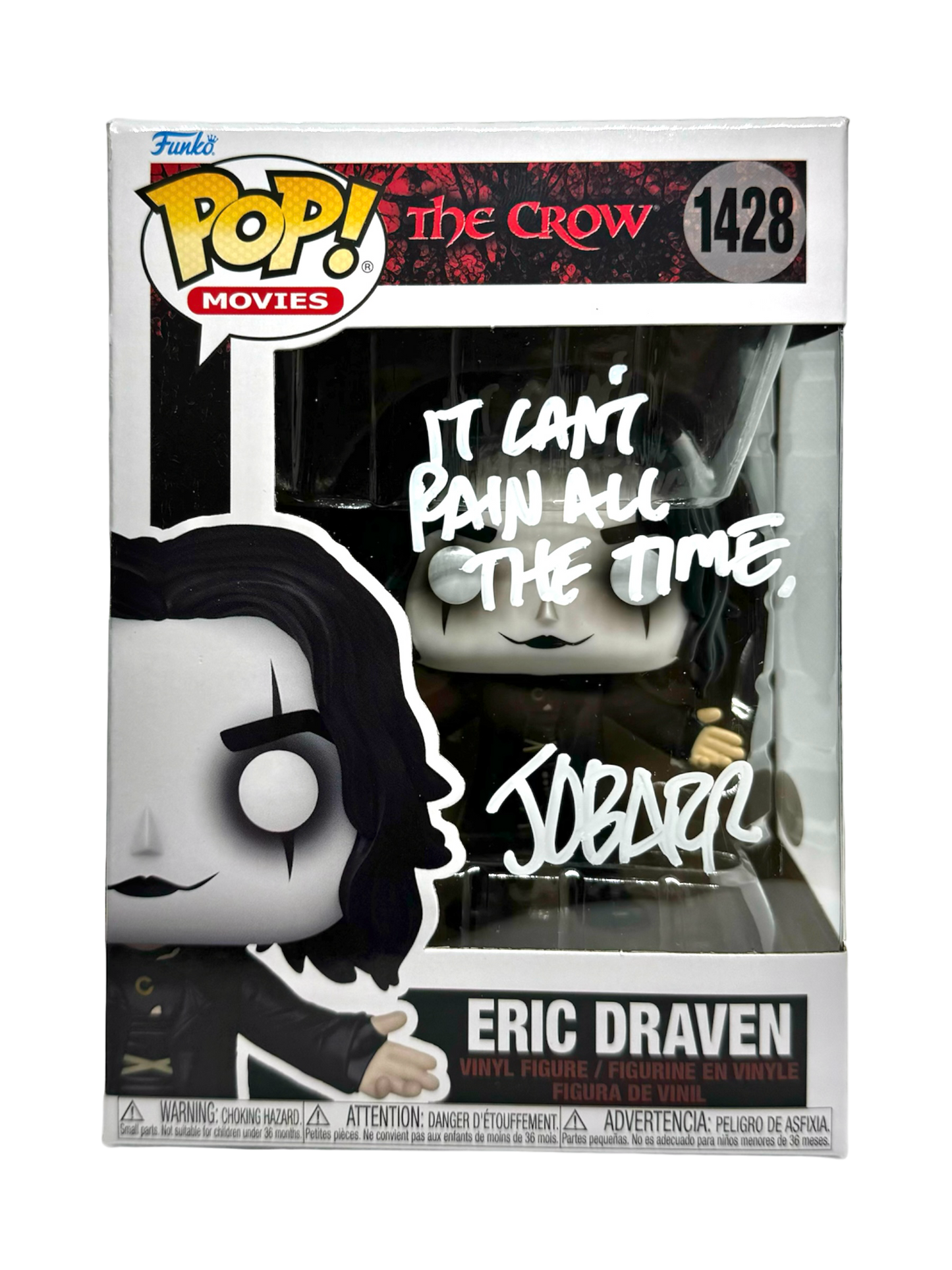 James O'Barr Signed Funko Pop The Crow Eric Draven JSA COA