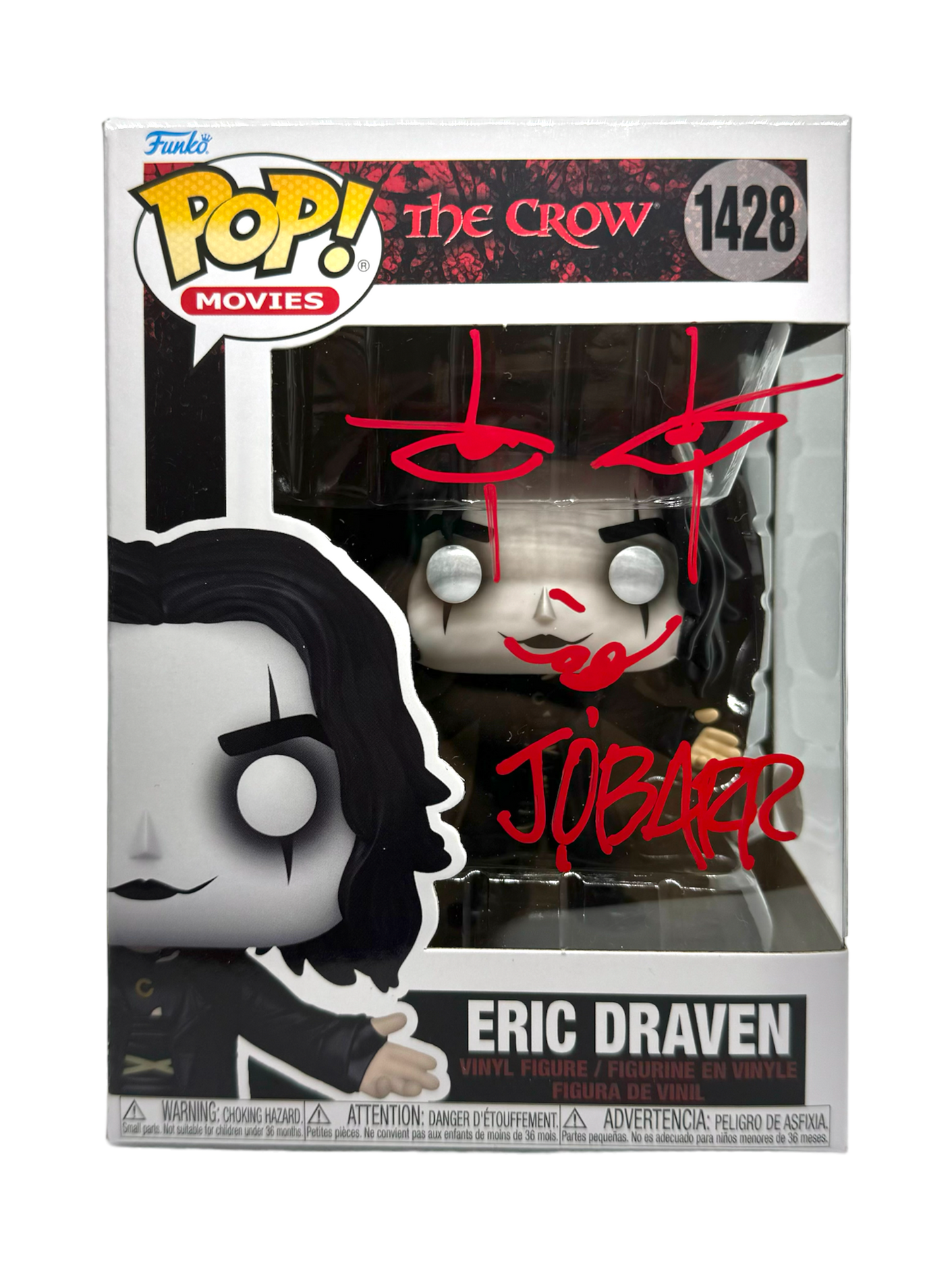 James O'Barr Signed Funko Pop The Crow Eric Draven JSA COA