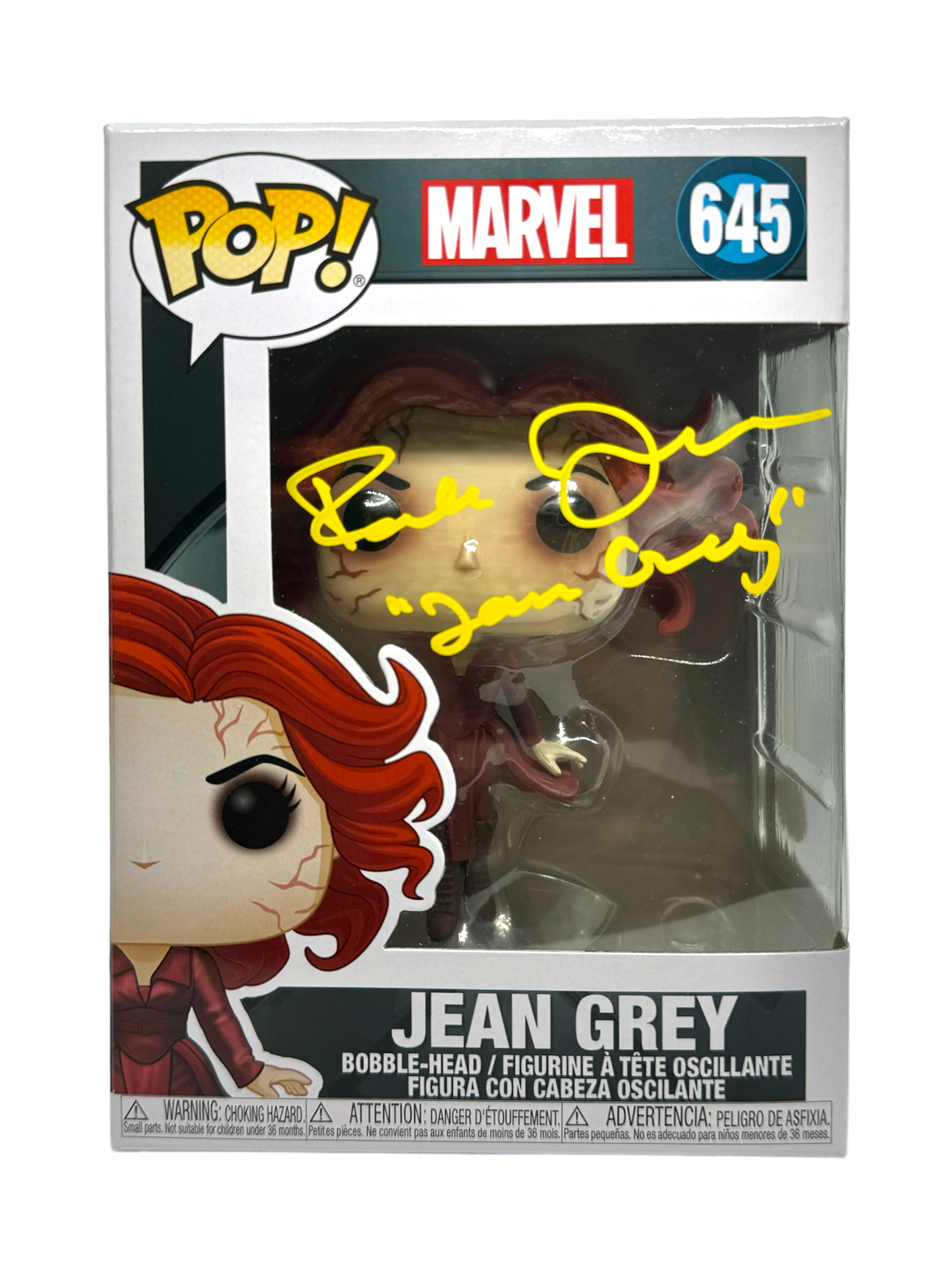 Famke Janssen Signed Funko Pop X-Men Jean Grey JSA COA