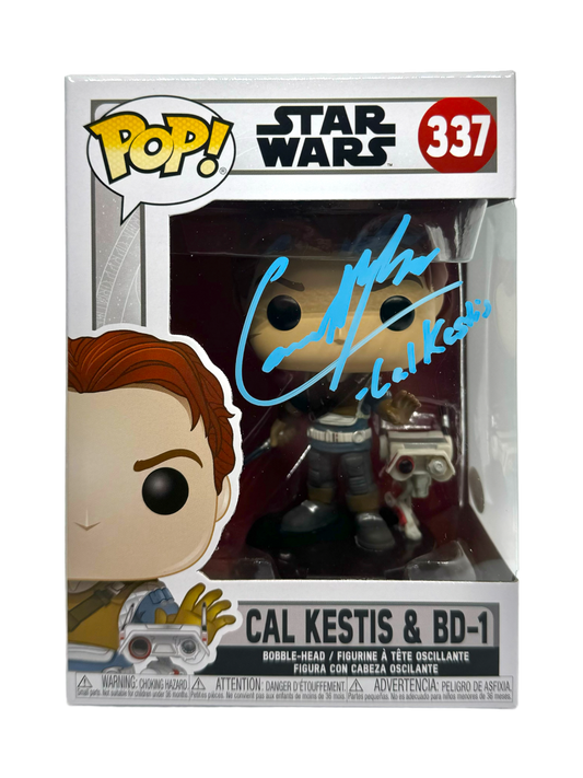 Cameron Monaghan Signed Funko Pop Star Wars Cal Kestis JSA COA